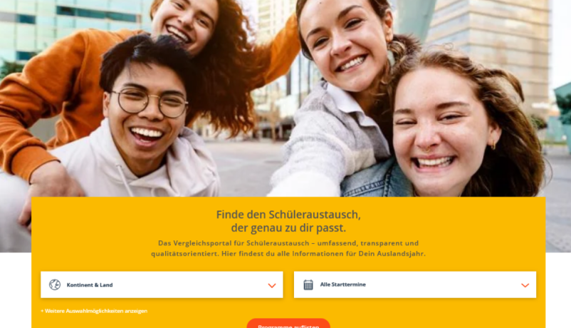 Austauschjahr.de - finde den Schüleraustausch, der zu Dir passt.