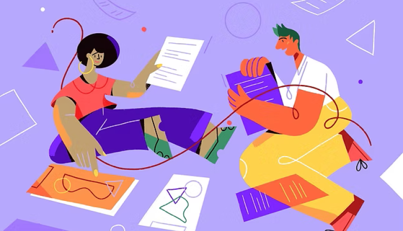 Illustration zum Workshopa: interkulturelle Zusammenarbeit im deutsch-polnischen Jugendaustausch