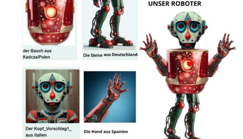 Roboter Einzelteile eTwinning Netzschkau