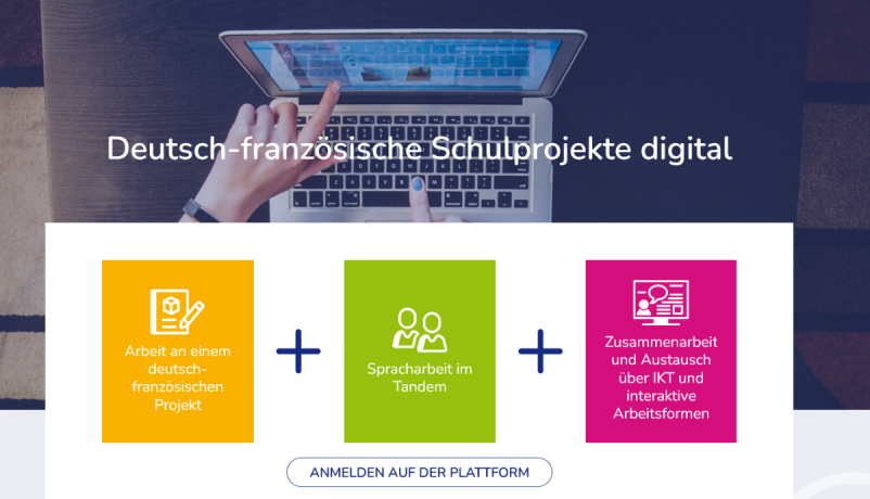 Tele-Tandem Plattform für digitale Zusammenarbeit im deutsch-französischen Austausch
