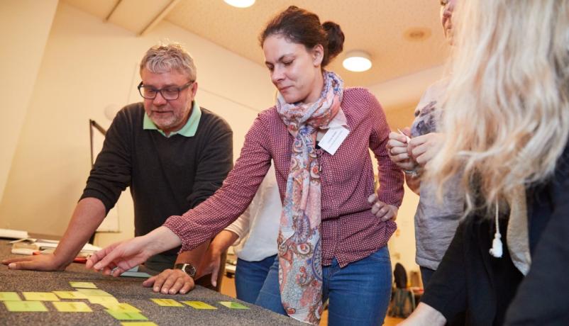 Teilnehmende einer Lehrkräftefortbildung