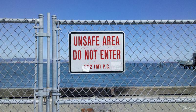 Unsafe area Unsafe area