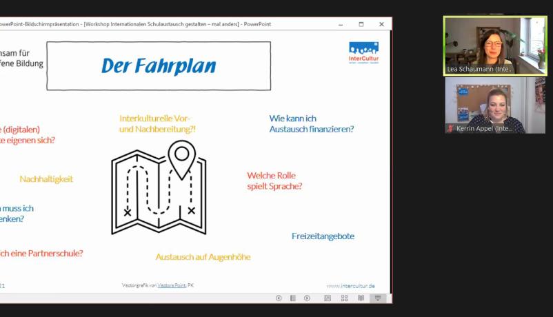 Workshop für Lehrkräfte zum virtuellen Schulaustausch