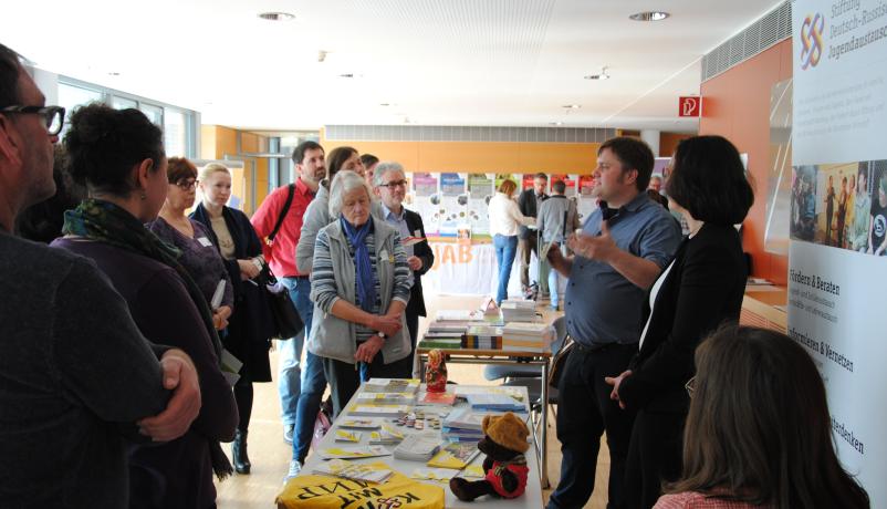 Trägerstand auf dem Info- und Vernetzungstag Hannover