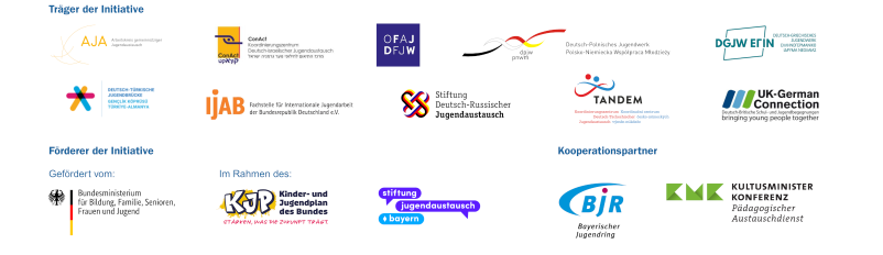 Träger und Förderer der Initiative „Austausch macht Schule“