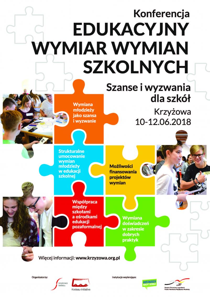 Bildungsaspekte schulischer Austauschprojekte - Chancen und Herausforderungen in Polen", Kreisau, 10.06.-12.06.2018