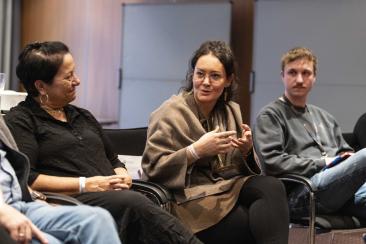 Teilnehmende während eines Workshops auf der Deutsch-Israelische Netzwerkkonferenz zum Jugendaustausch 2025 in Berlin