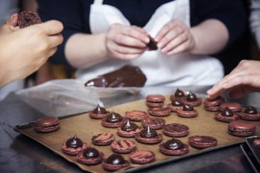 Lernen in einer Patisserie