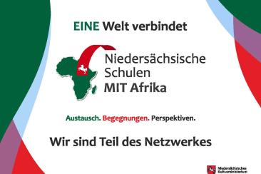 Plakette Niedersächsische Schule MIT Afrika