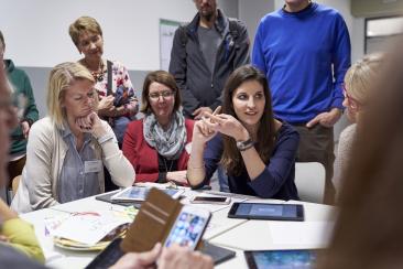 Digitale Unterrichtswerkstatt am Max-Weber-Berufskolleg im November 2019