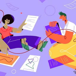 Illustration zum Workshopa: interkulturelle Zusammenarbeit im deutsch-polnischen Jugendaustausch