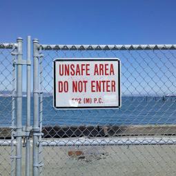 Unsafe area