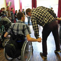 Teilnehmende an einem Workshop im Rahmen von Vision:Inklusion