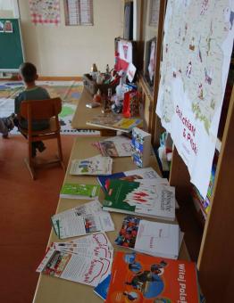 Das PolenMobil an der Erich Kästner Grundschule in Gera