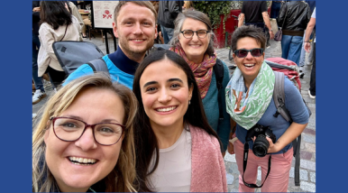 Organisatorinnen und Begleitpersonen der deutsch-französischen Schülerbegegnung Paris-Jena, 2024
