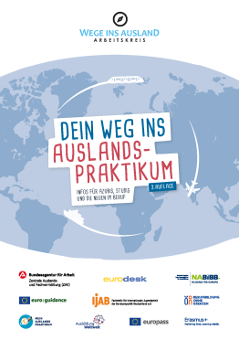 Cover des Ratgebers „Dein Weg ins Auslandspraktikum“, 3. Auflage