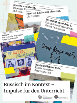 Coverillustration für die Publikationsreihe „Russisch im Kontext - Impulse für den Russischunterricht“